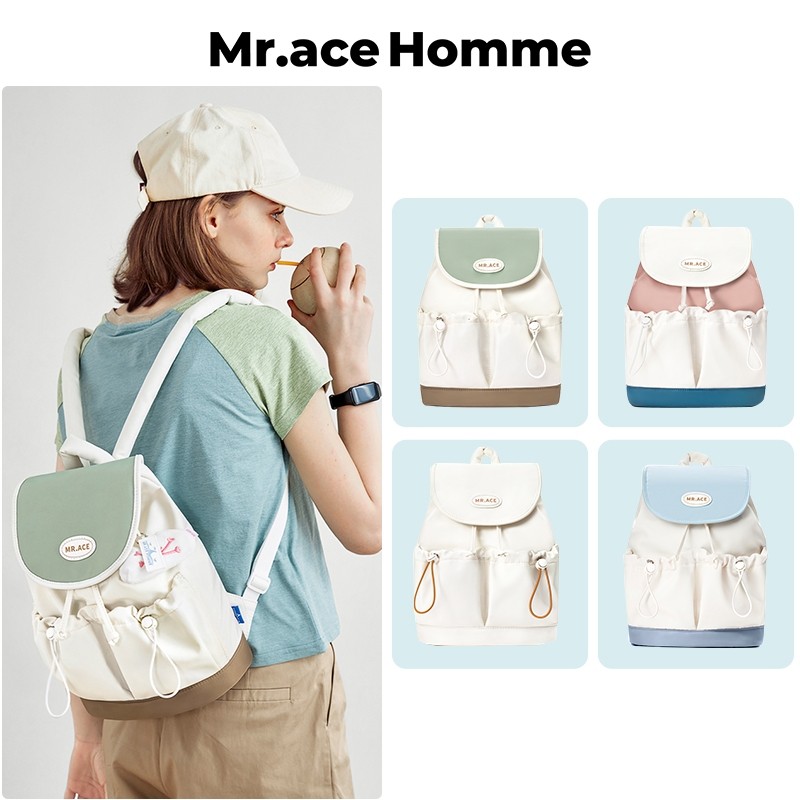 Tas ransel mini gaya Korea Mrace untuk kuliah tas kecil fashion asli untuk tas ransel wanita |A87250