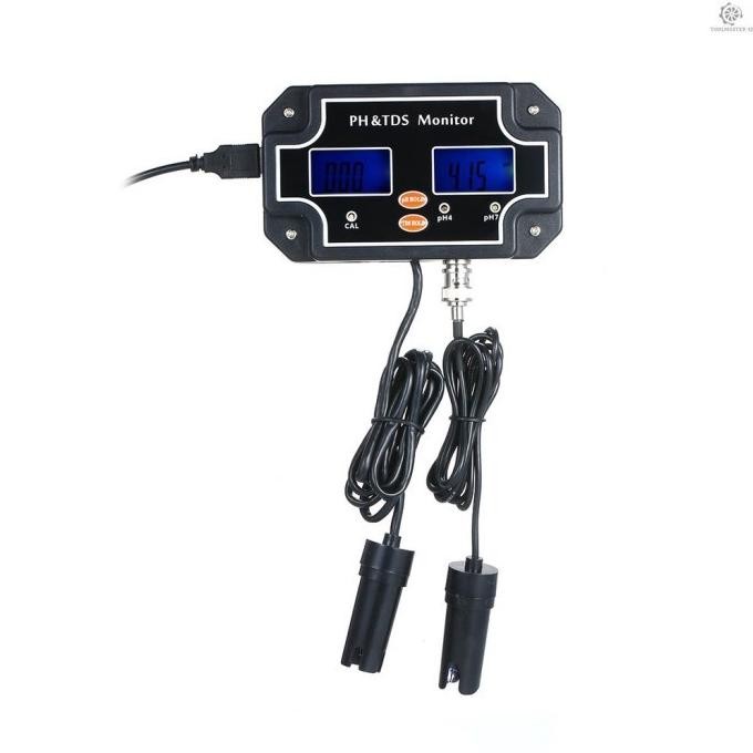 Dj* 2I Tester Kualitas Air Ph/Tds Meter Waterproof Double Pw
