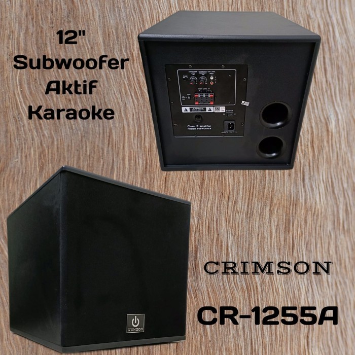 Terbaik Subwoofer Active 12 Inch Crimson Model Pro Cr-1255