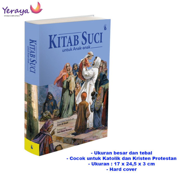 

Ready Alkitab Kitab Suci untuk Anak Anak Buku Rohani Bergambar Katolik