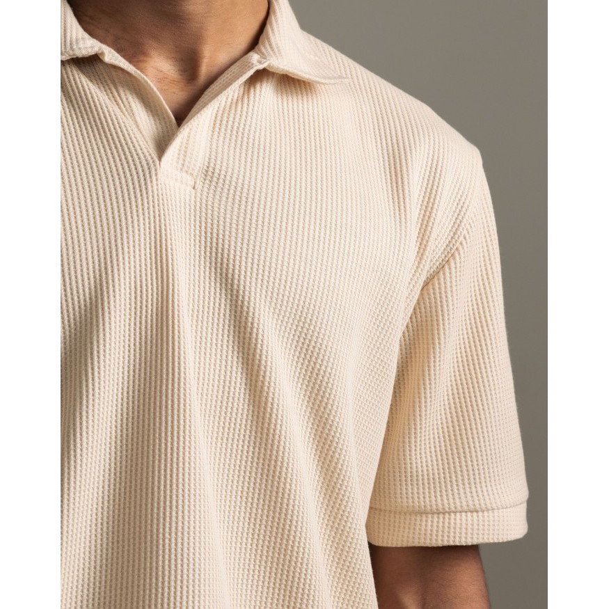 Broodis Polo Shirt Waffy Khaki