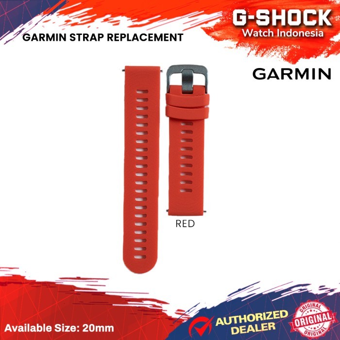 Strap Rubber Tali Karet Jam Garmin Forerunner 245 FR 245 FR245 20mm
