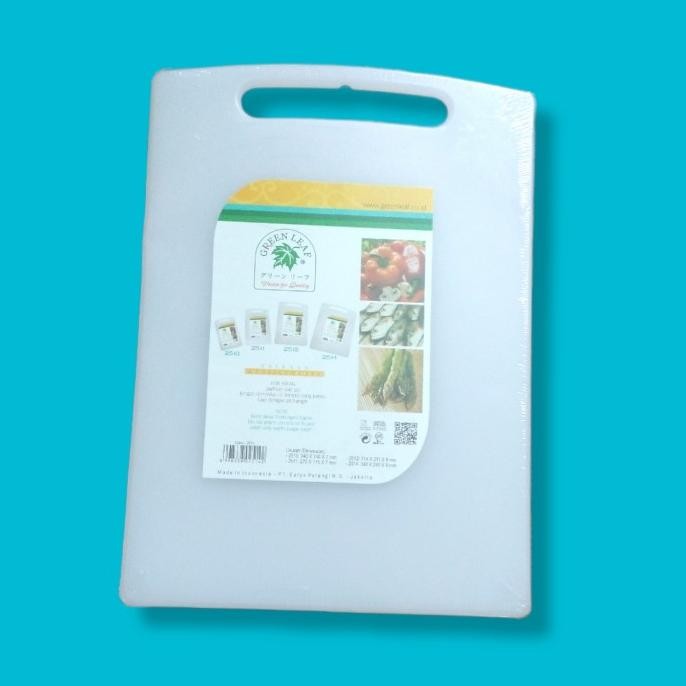 

{{{{}}] Talenan Plastik Putih Green Leaf 2514 (besar)
