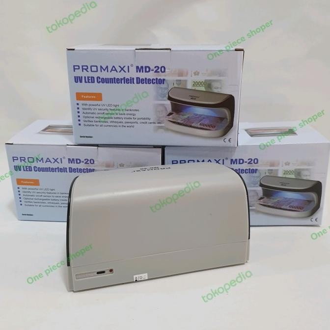 Money Detector Promaxi MD-20 Alat Pendeteksi Uang Palsu Promaxi MD-20