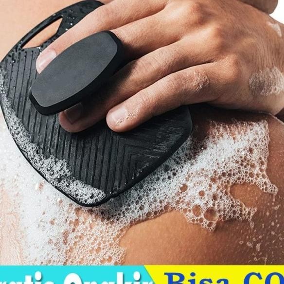 Sikat Silikon Mandi Shower Puff Bath Brush Alat Pembersih Gosok Badan