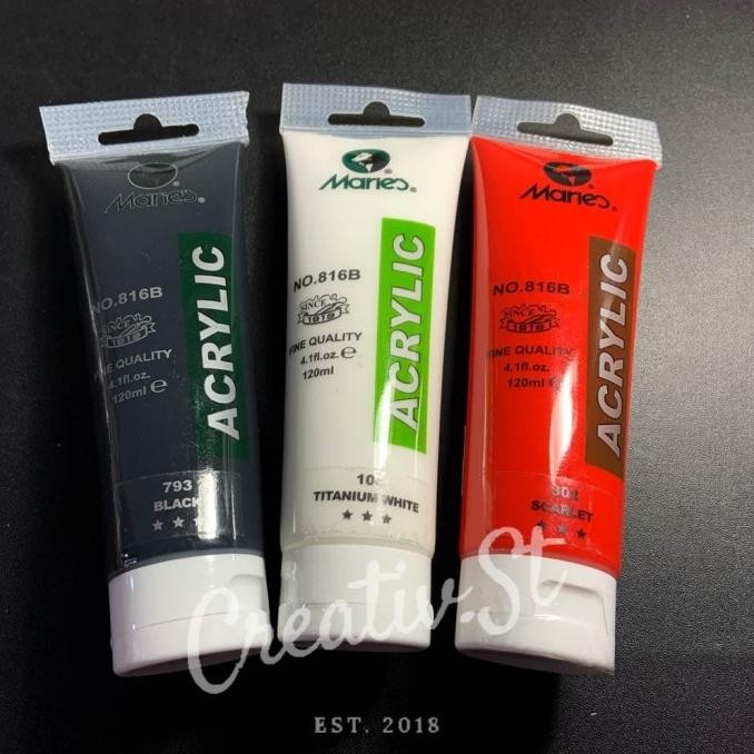 

Acrylic Maries 120 ml Paint Cat Acrylic Colour