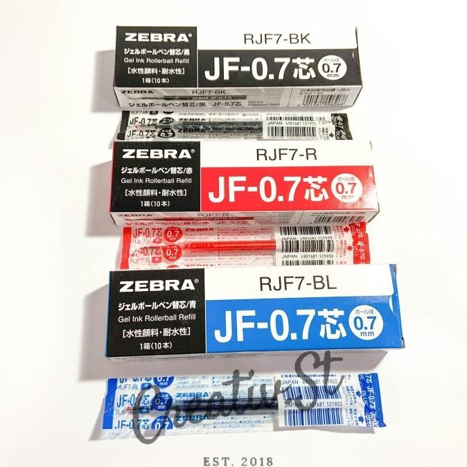 

TERMURAH - Refill Zebra Sarasa Clip 0.7 Mm