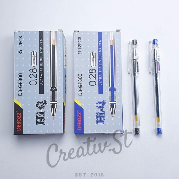 

TERMURAH - Pulpen / Bolpen Gel Pen DB-GP800 0.28mm Debozz