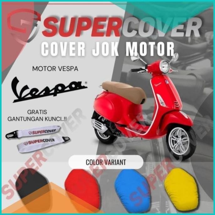 COVER JOK/SARUNG JOK/ KULIT JOK MOTOR VESPA PREMIUM SUPER COVER TEBAL