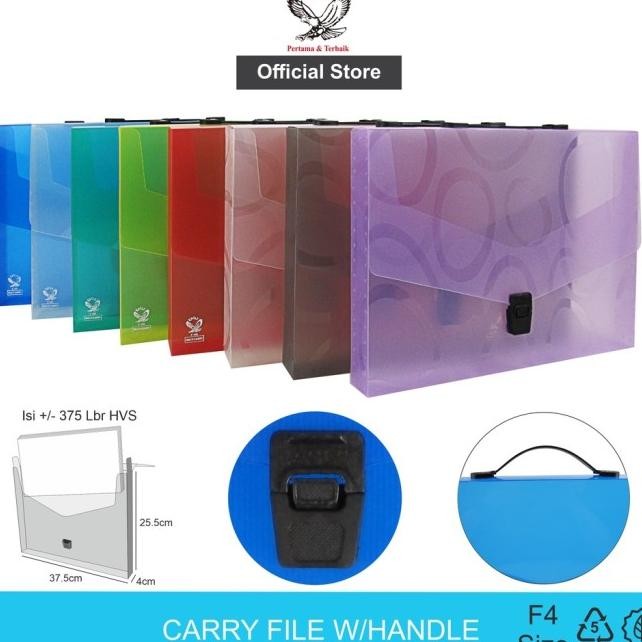 

EAGLE TAS DOKUMEN F4 (FOLIO) / MAP DOKUMEN TENTENG / CARRY FILE WITH