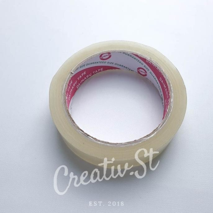 

Solasi Bening Besar Daimaru Tape Ukuran 24mm x 72mm