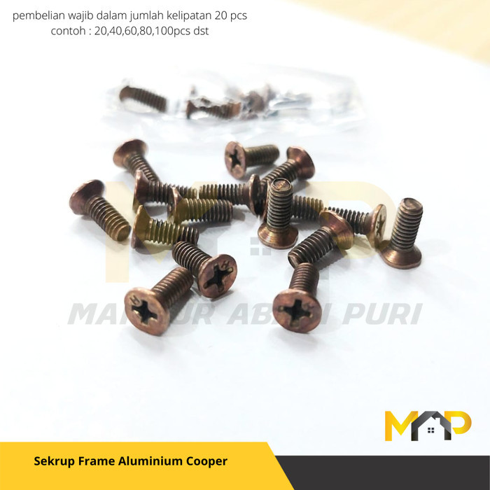 NEW Sekrup Untuk Frame Aluminium Warna - Sekrup Frame