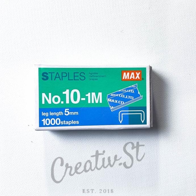 

Isi Staples Max 10-1M Ukuran Kecil