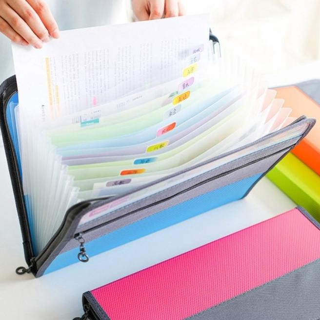 

TAS FOLDER FILE DOKUMEN MULTI LAYER UKURAN A4 DENGAN RESLETING UNTUK