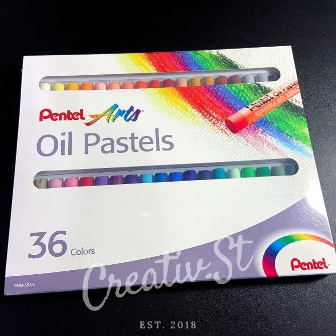 

Crayon Pentel Oil Pastels 36 Warna