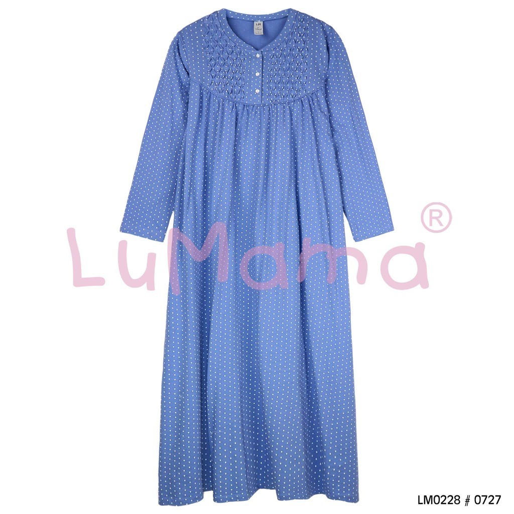 LuMama Daster Gamis Wanita Lengan Panjang / LM0228 0727