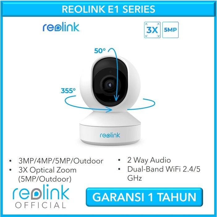 REOLINK E1 Series Pan Tilt Zoom Indoor Outdoor CCTV