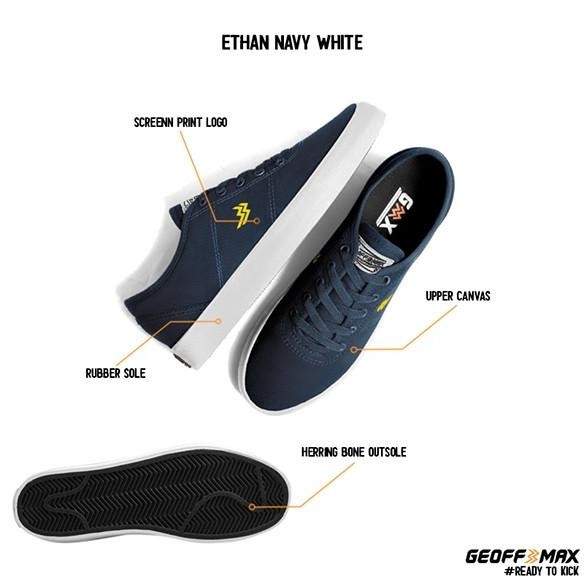 Geoff Max Official - Ethan Navy White