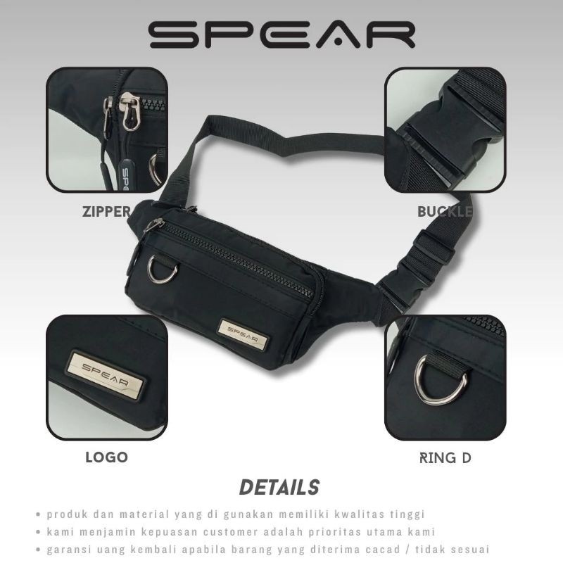 [SDW] pekanbaru/TAS PINGGANG PRIA WANITA OLAHRAGA LARI JOGING JOGGING WAIST STRAP BAG WESBAG SPEAR M