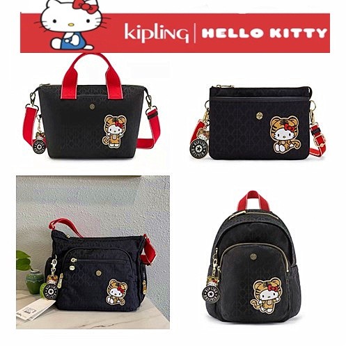 Kipling x Hello Kitty Edisi Terbatas Tas Bucket Tas Bahu Wanita |D9D7753C|