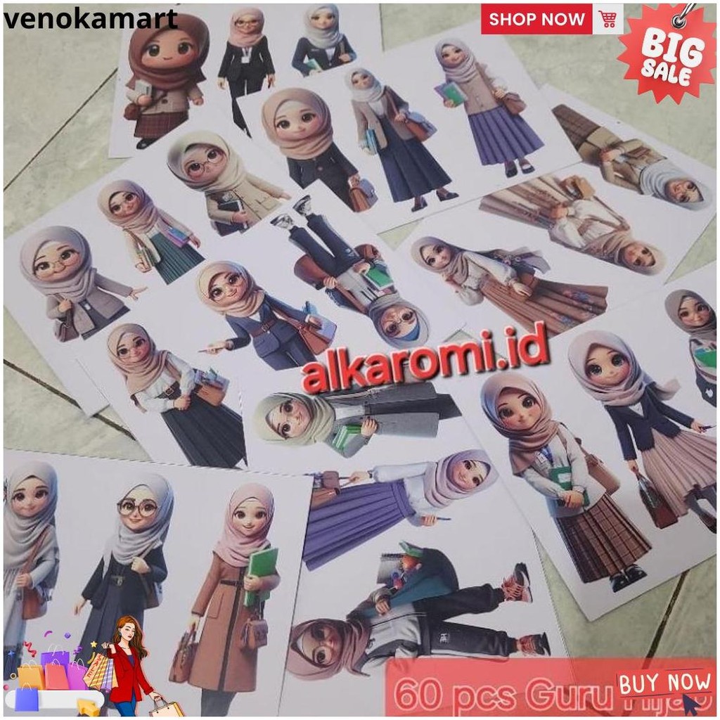 

Paket Grosir Isi 60Pcs Koleksi Topper Wisuda, Hari Guru Tinggi 11Cm D Cod