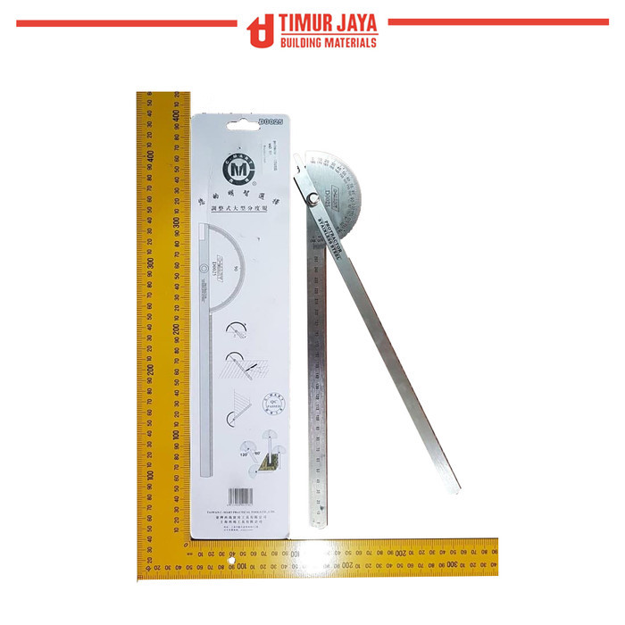 

Sale Penggaris Protractor Stainless Busur Derajat 25 Cm Half Round Cmart