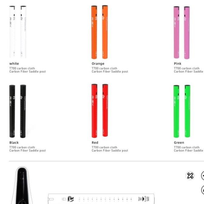 Seatpost carbon sepeda pushbike / balancebike