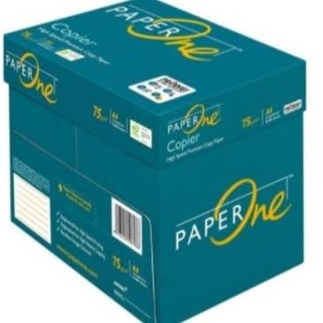 

Terlaris [Grab/Gojek] Kertas Fotocopy Print HVS A4 75 / 80 gr PaperOne Box Dus SALE