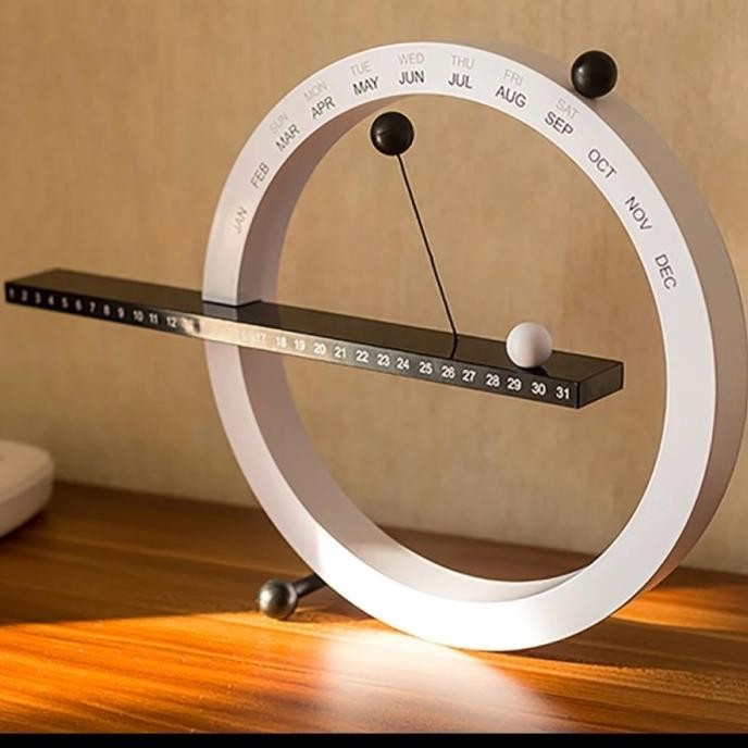 

nordic calendar table kalender meja retro vintage home decor cafe