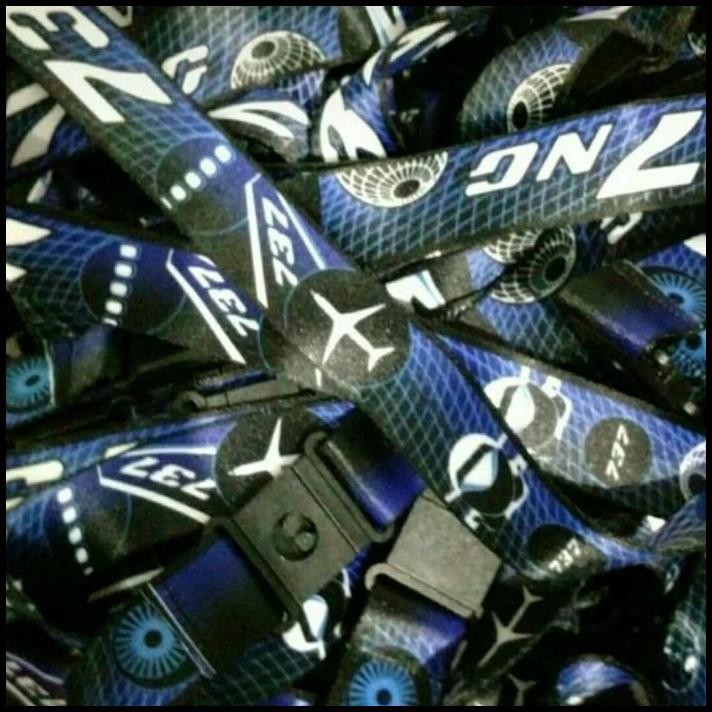 

TERBARU TALI ID CARD / GANTUNGAN LANYARD BOEING 737 NG !!!!!