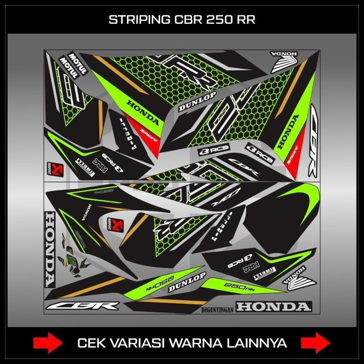 BEST DEAL STIKER CBR 250 RR LIVERY KRT/STRIPING STICKER HONDA CBR 250RR
