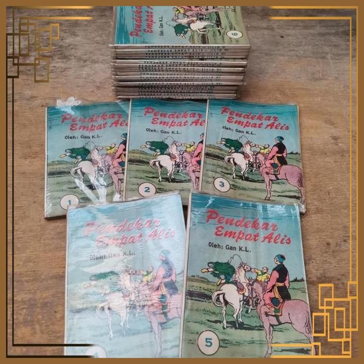 

[ADG] Buku Silat Langka Pendekar empat alis Gan K.L 1-24 Tamat (bersampul)