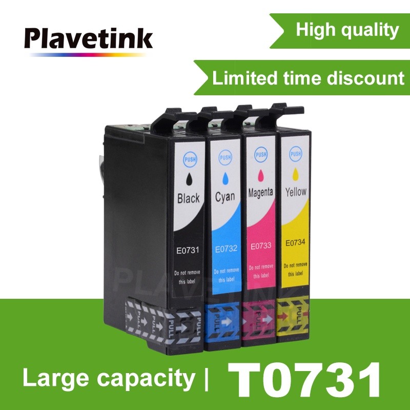 Kartrid Tinta Plavetink T0731 Untuk Epson 73N T0731n Kartrid Stylus CX3900 CX5900 CX4900 CX5500 CX73