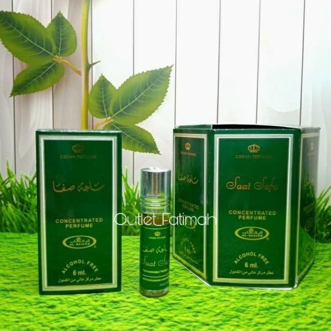 Parfum Al Rehab Aroma Saat Safa 6Ml 1 Box Isi 6 Botol Nyak Wangi