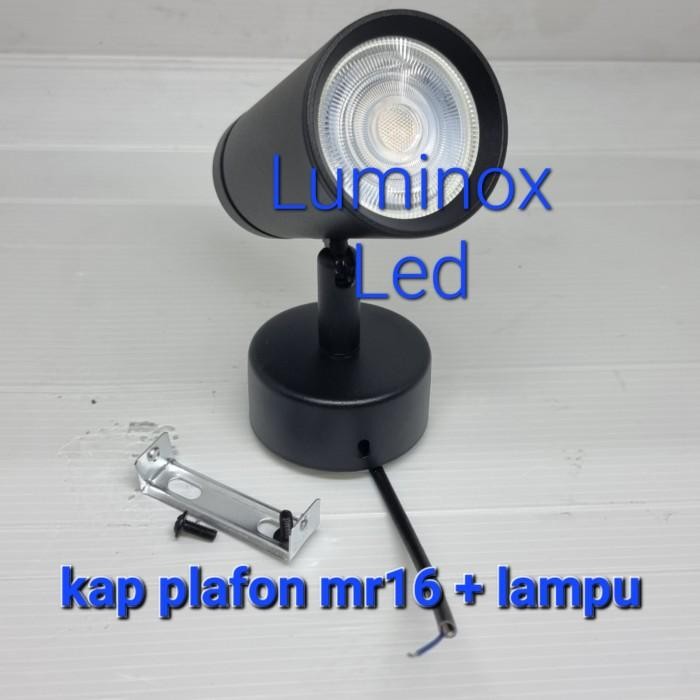 Spot Light Plafon Mr16 Led 7Watt 7W Sorot Ceiling Mr16 + Lampu 7 Watt