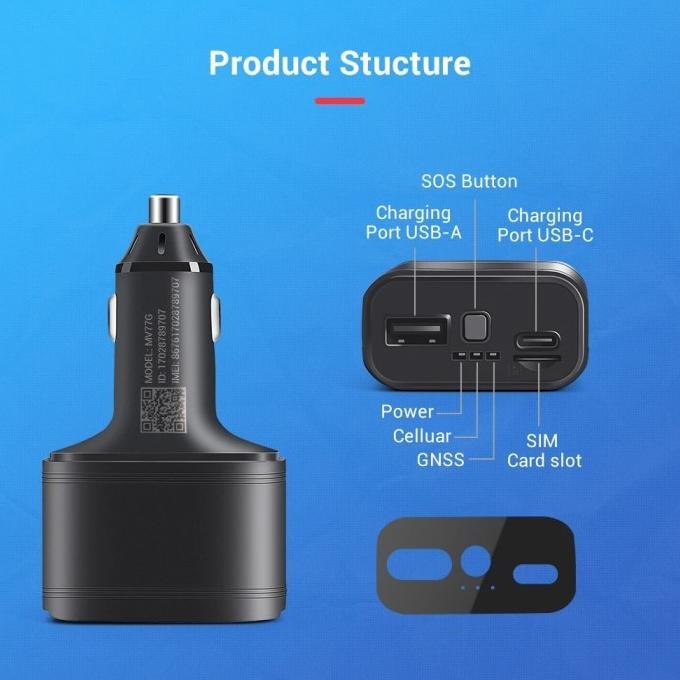 GPS Pelacak Mobil & Truk Bentuk Charger USB Lighter Bisa Sadap Suara