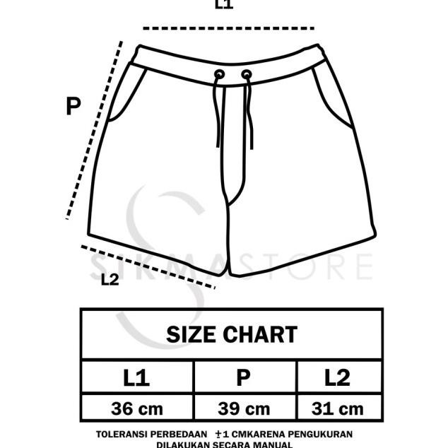 Celana Dek Broadshort Pantai Pria Diatas Lutut Yoyaman,