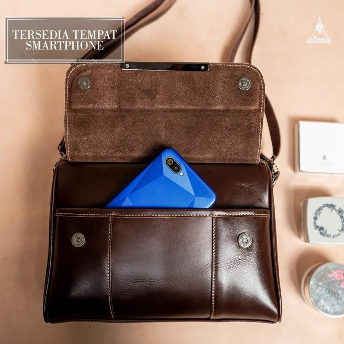 Tas Selempang Wanita Alona Hestia Kulit Asli