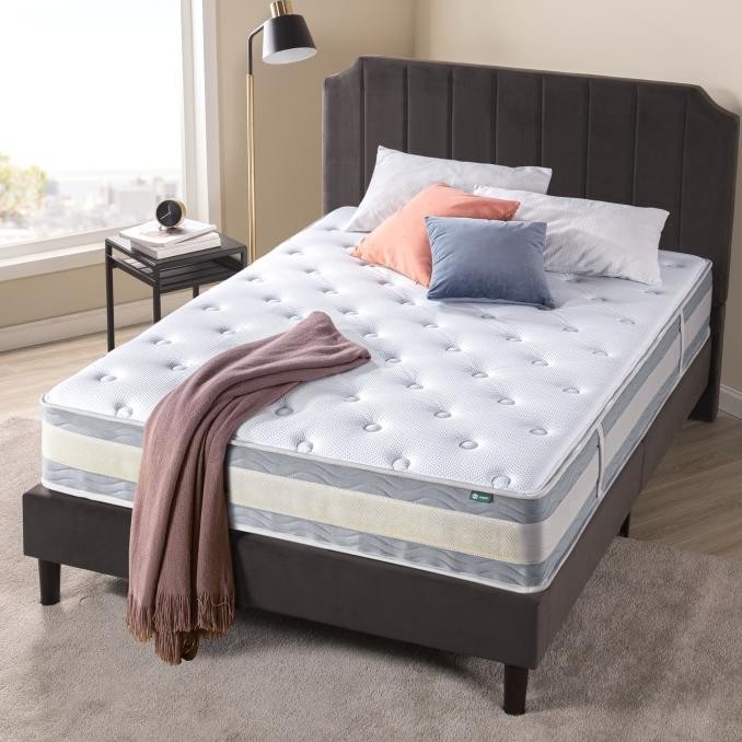 Kasur Spring Bed Hybrid Zinus My Gel Memory Foam Mattress in a Box