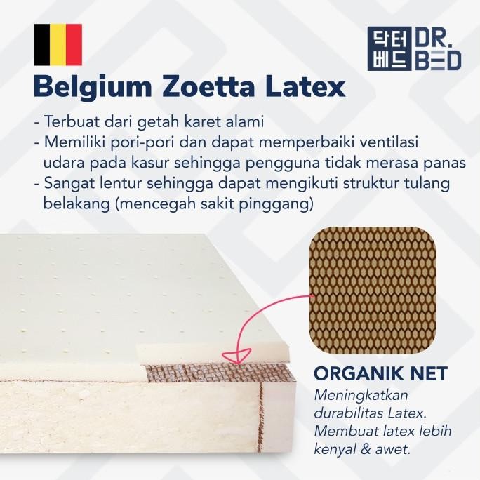 Kasur LATEX DR.BED uk 120 x 200 x 21 cm