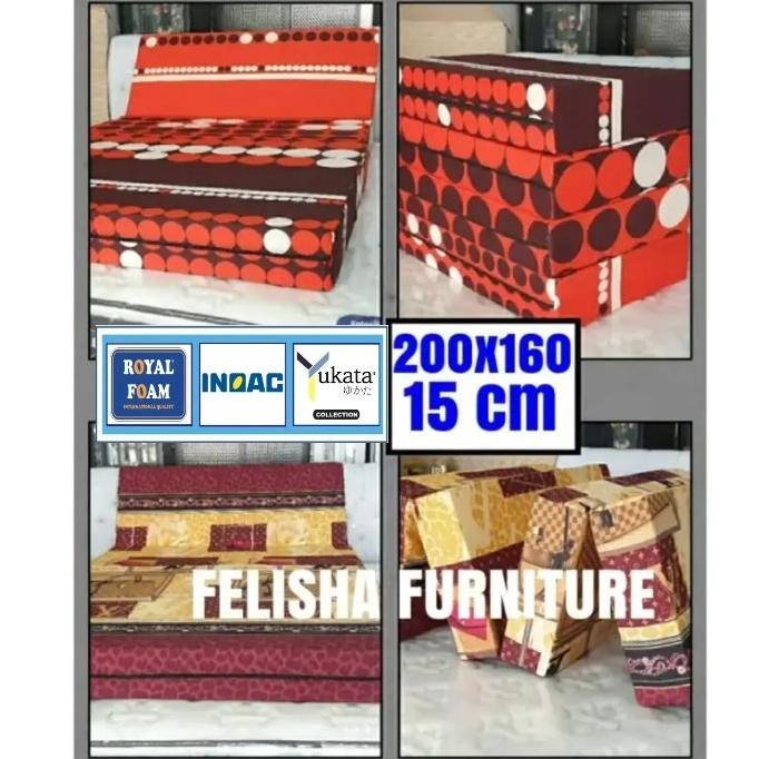 Kasur Busa Lipat INOAC 200X160X15cm Bergaransi