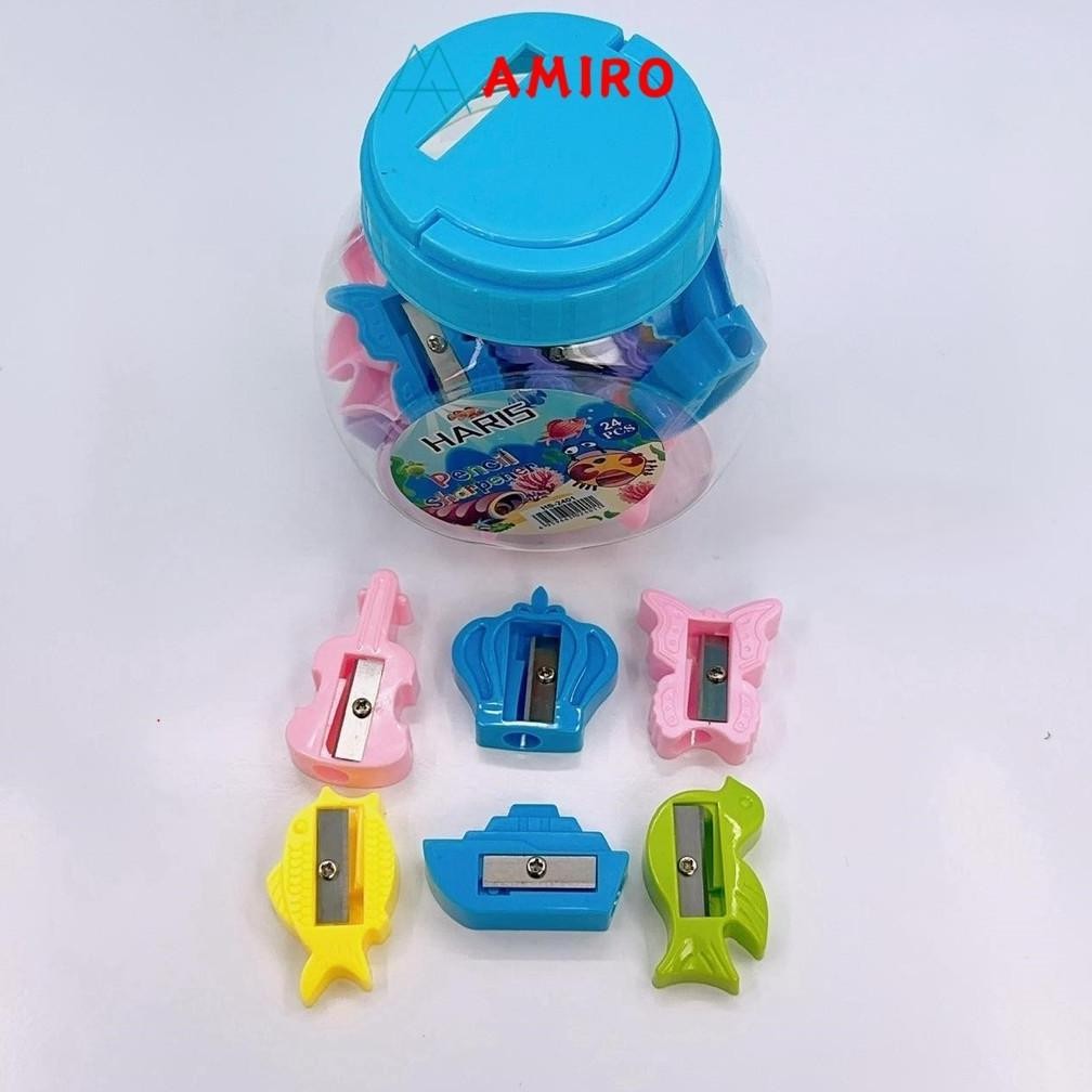 

Promo (24Pcs)Serutan Toples Mix / Rautan Toples/ Penyerut / Sharpener Kecil Campur Random Promo