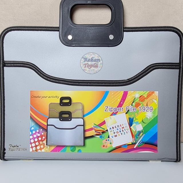 

GROSIR DOCUMENT BAG FOLIO / TAS DOKUMEN RESLETING / F4 / MEREK TOPLA