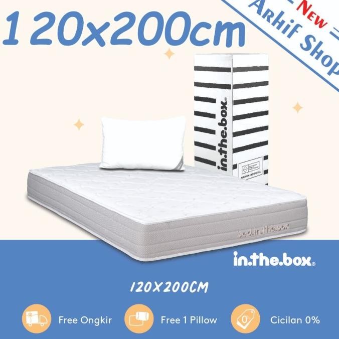 SPRING BED KASUR IN THE BOX inthebox 120x200 (Full)
