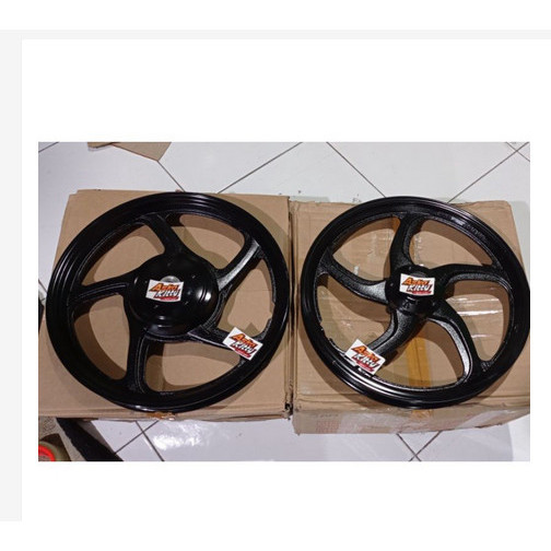 Velg Velek Enkei Racing Ring 14 Nouvo Mio Sporty Soul J-Hitam Original