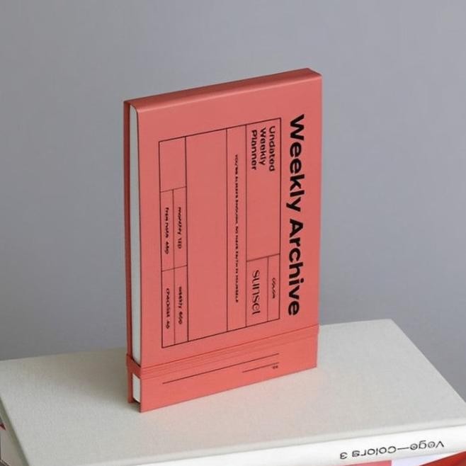 

Iconic Weekly Archive Planner Premium Korea New