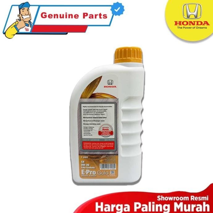 Paket Oli Mobil Honda E-Pro Gold OW-20