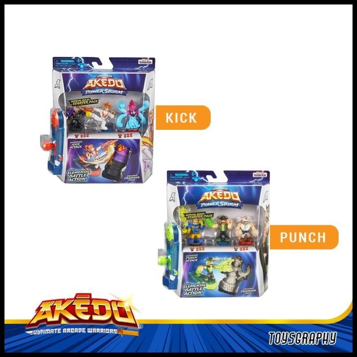 

TERBARU AKEDO POWERSTORM STARTER PACK KICK PUNCH WITH JOYSTICK POWER STORM !!
