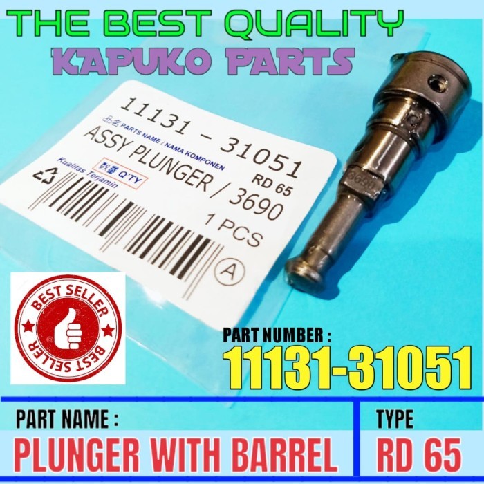 PLUNGER RD 65 MESIN DIESEL KUBOTA