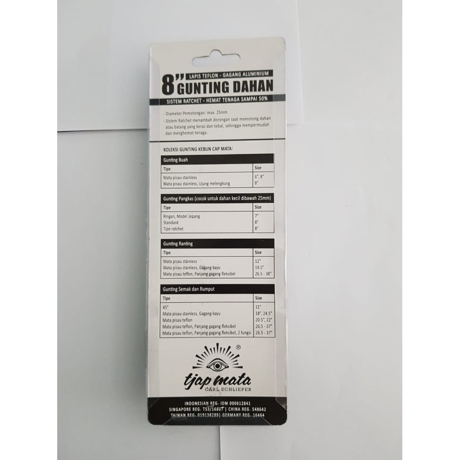 Gunting Dahan Rachet " Tjap Mata Germany